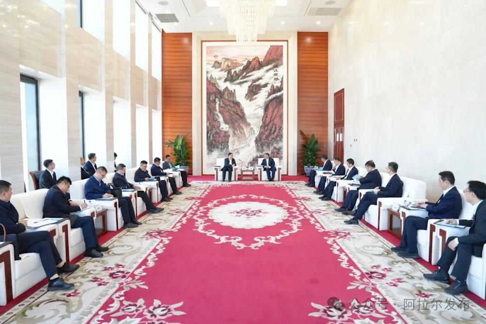 师市党委书记、政委丁翊强赴中国能源建设集团有限公司考察